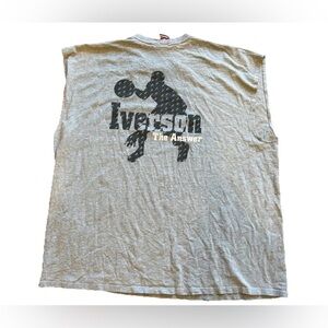 Vintage Allen Iverson Shirt Tank Top Muscle i3 I3 Sleeveless AI Reebok XXL 2XL